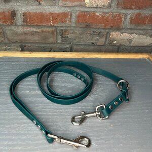 6.5' Biothane Hands Free Leash w/Flat Traffic Handle 5/8" width